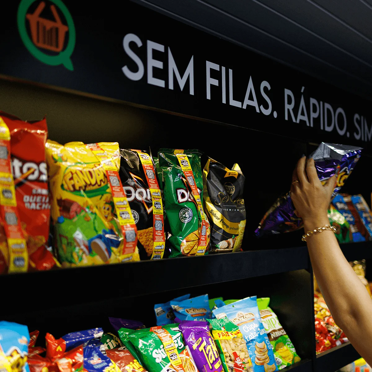 Interior de unidade Que Mercado